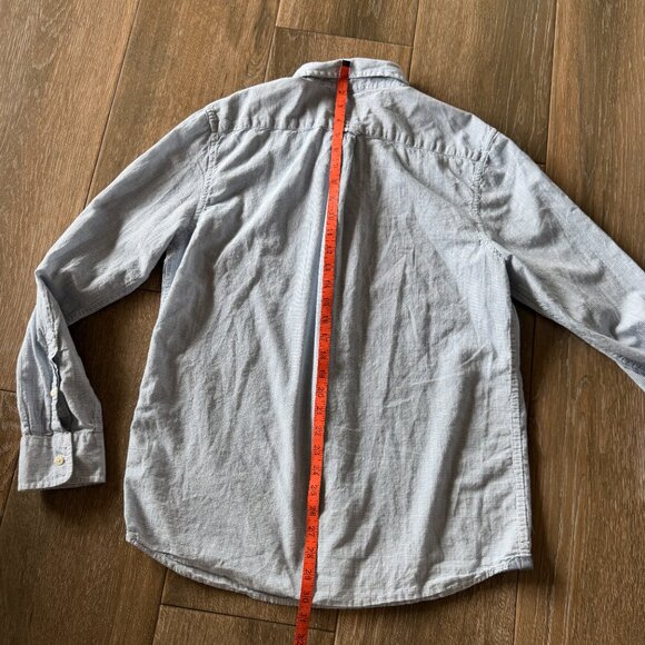 Grayers Clothier blue pinstripe mens button front casual shirt size medium - Picture 5 of 11